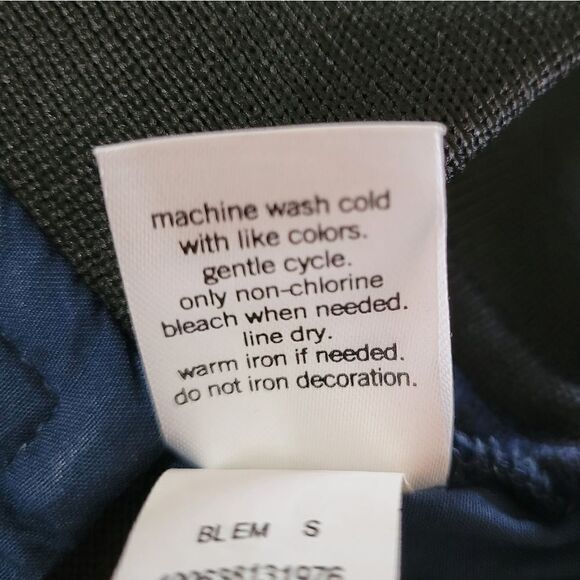 Women's Sonoma Goods For Life® Blue Embroidered Bomber Jacket - Picture 13 of 14